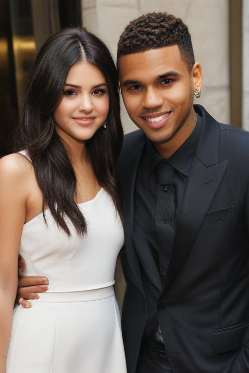 selena gomez and chris brown