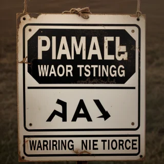 warning sign
