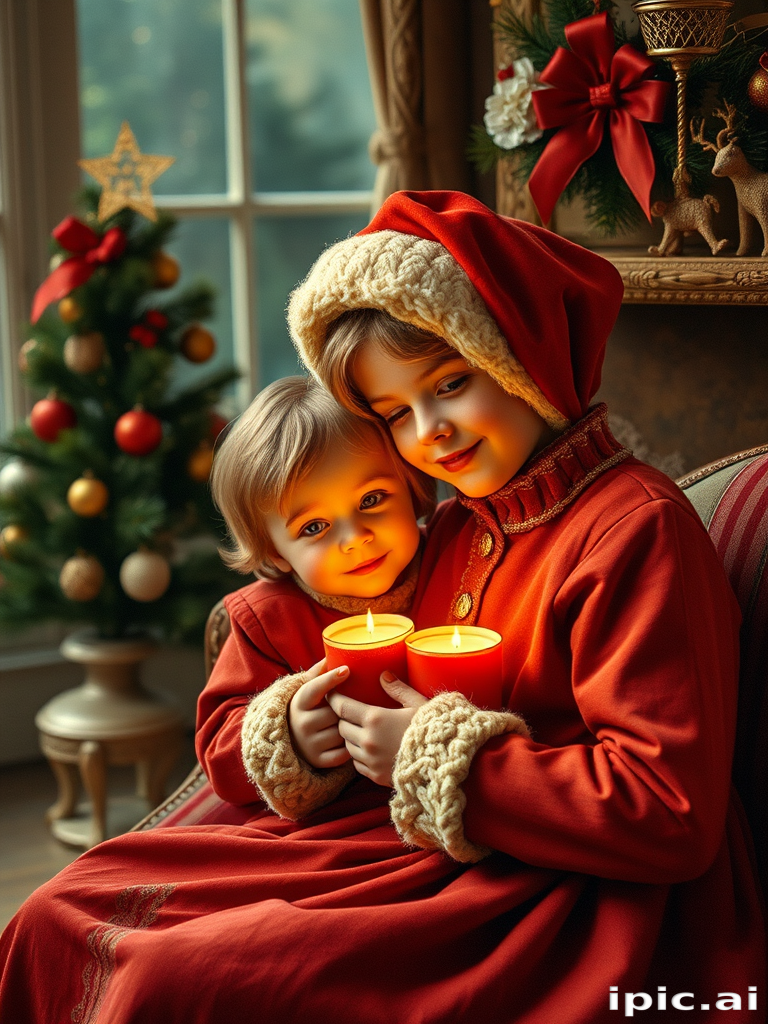 old fashioned christmas pictures