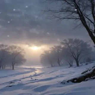 falling snow png