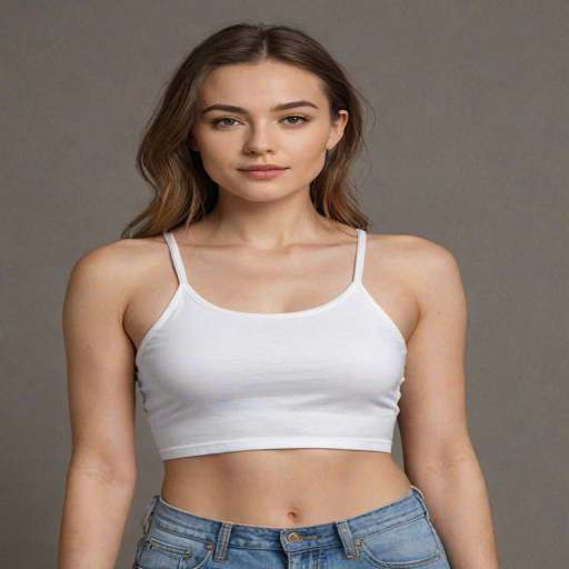 crop top mock up