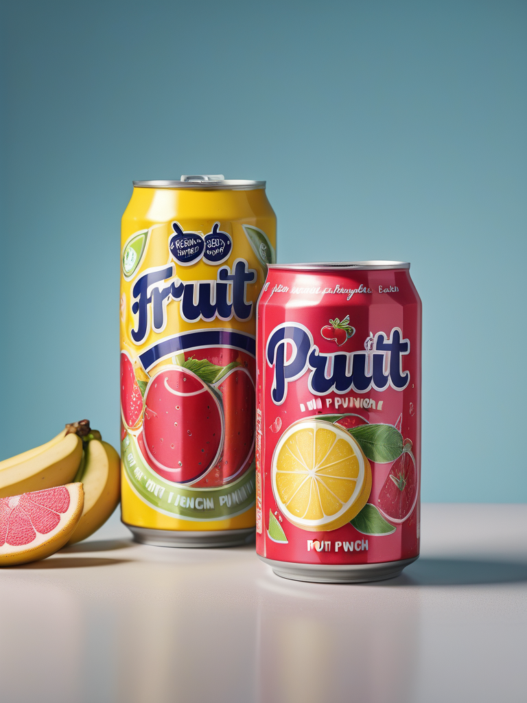 fruit punch in a can