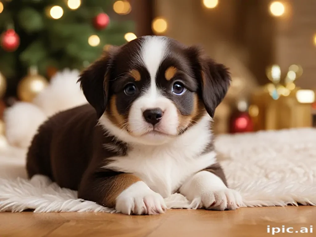 christmas puppy desktop backgrounds