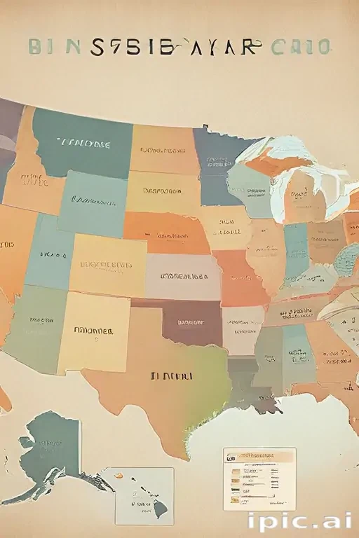 united states map with state names
