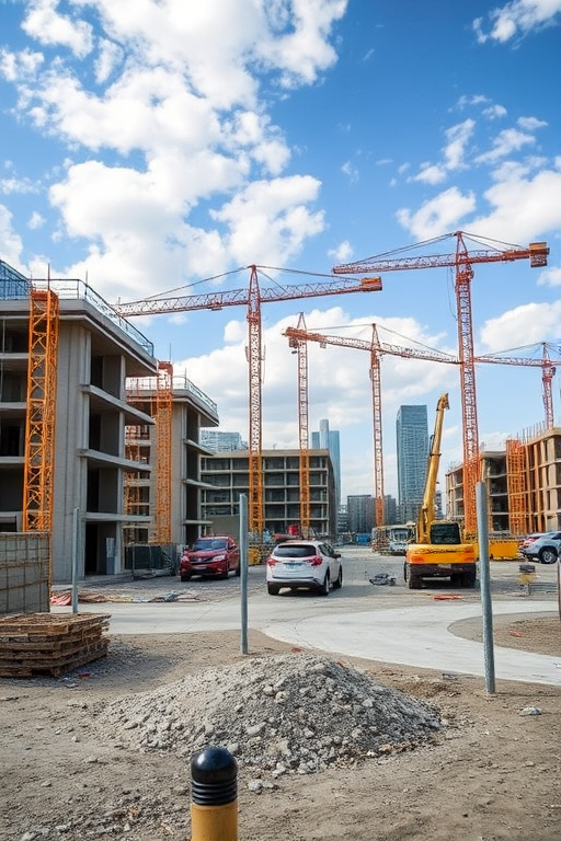 construction site background