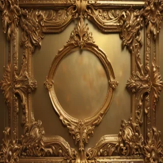 fancy gold frame