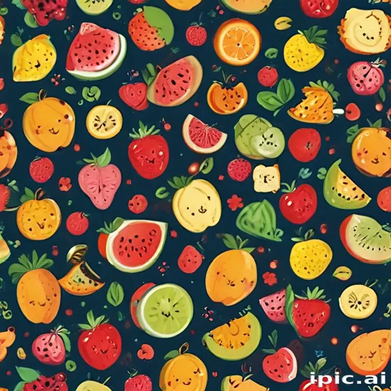 cute fruit backgrounds