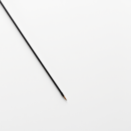 Create a high-contrast minimalist image of two diagonal lines on a plain background, captured with a Canon EOS R5 at f/8, ISO 100, 1/200s, top-down view, using a macro lens to enhance clarity and detail.