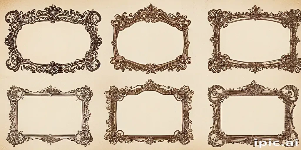 vintage frames png