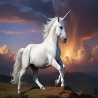 unicorn outline