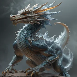 transparent dragon