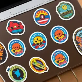 stickers mockup