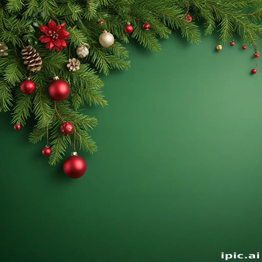 green christmas background