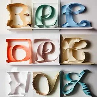 letters as images