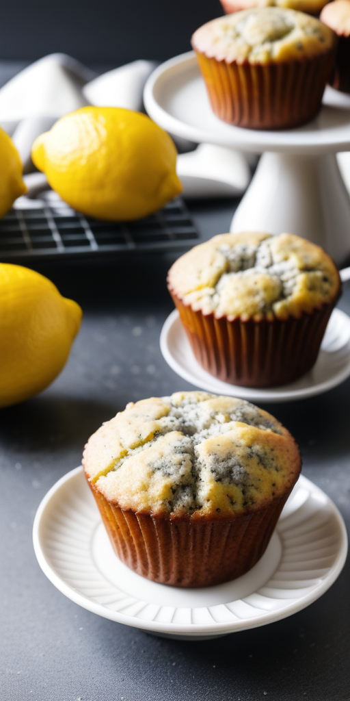 lemon poppy seed gluten free muffins