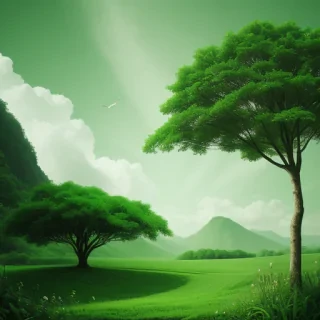 aesthetic green pictures