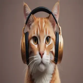 cat headphones png