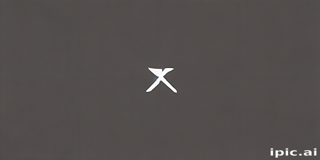 A Minimalist Design Featuring an Abstract Symbol on a Dark Background.