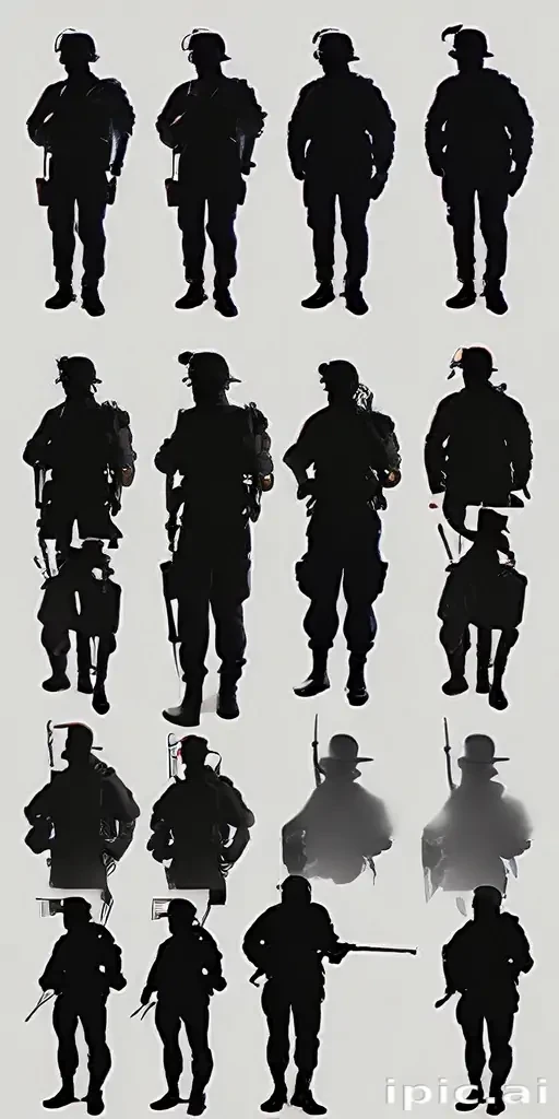 soldier silhouette png