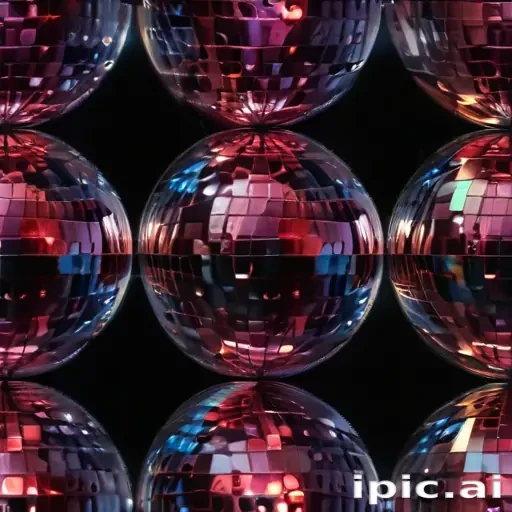 transparent disco balls