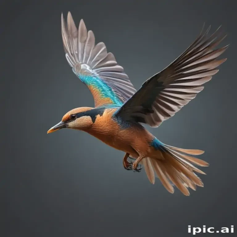 birds flying transparent background