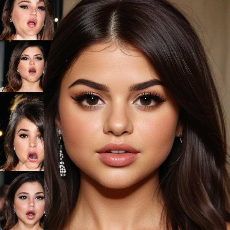 selena gomez face meme