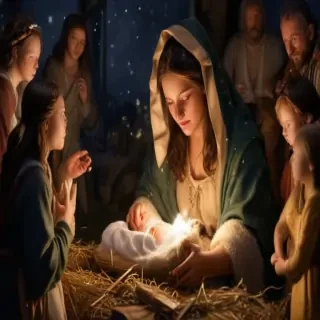 merry christmas nativity images free