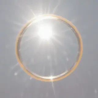 transparent sun