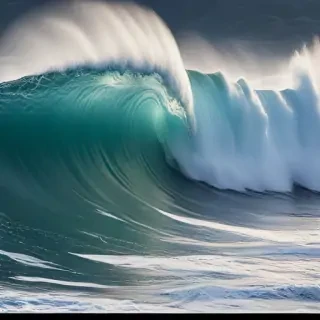 waves transparent