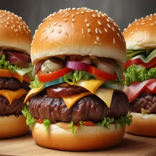 hamburger drawing