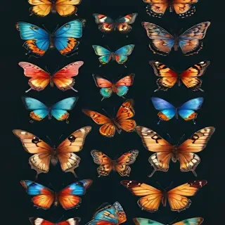 butterflies png