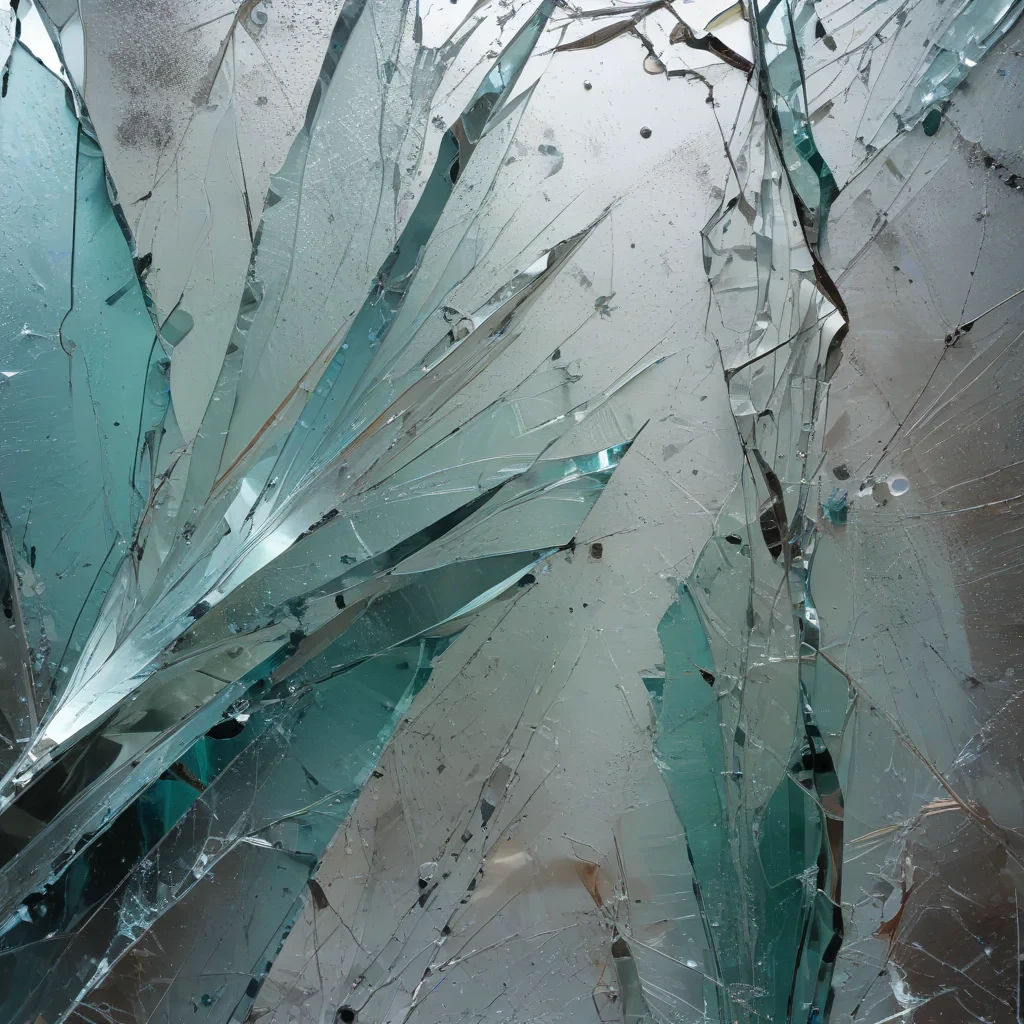 broken glass overlay
