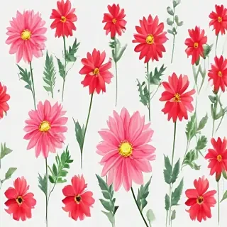 clipart flowers transparent background