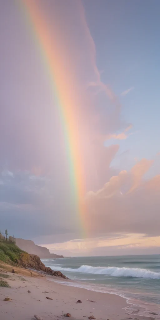 pastel rainbow