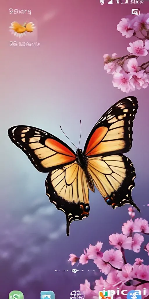 butterfly home screen