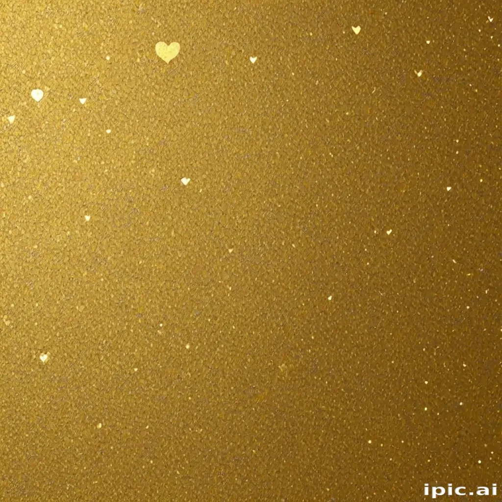 gold heart wallpaper