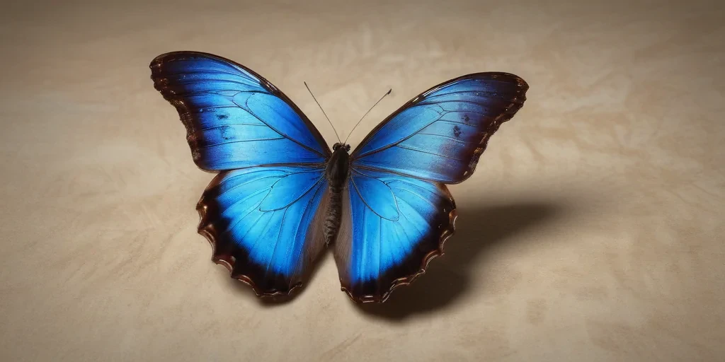 blue morpho butterfly
