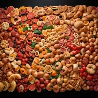 animated food