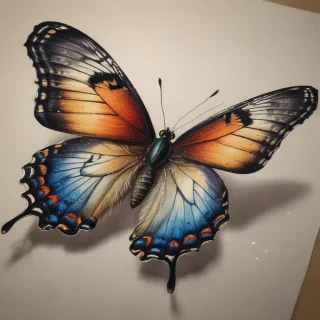 picture of a butterfly drawing