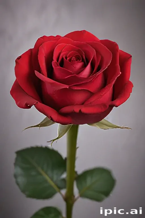 image of a red rose