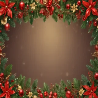 christmas background frame