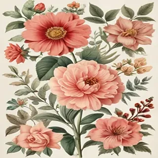 vintage flower png