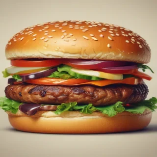 hamburger drawing