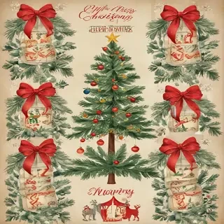 free printable vintage christmas pictures