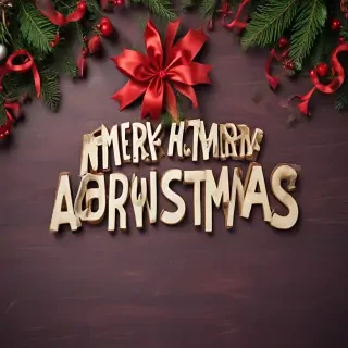 text merry christmas png