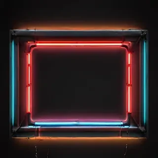 neon frame png