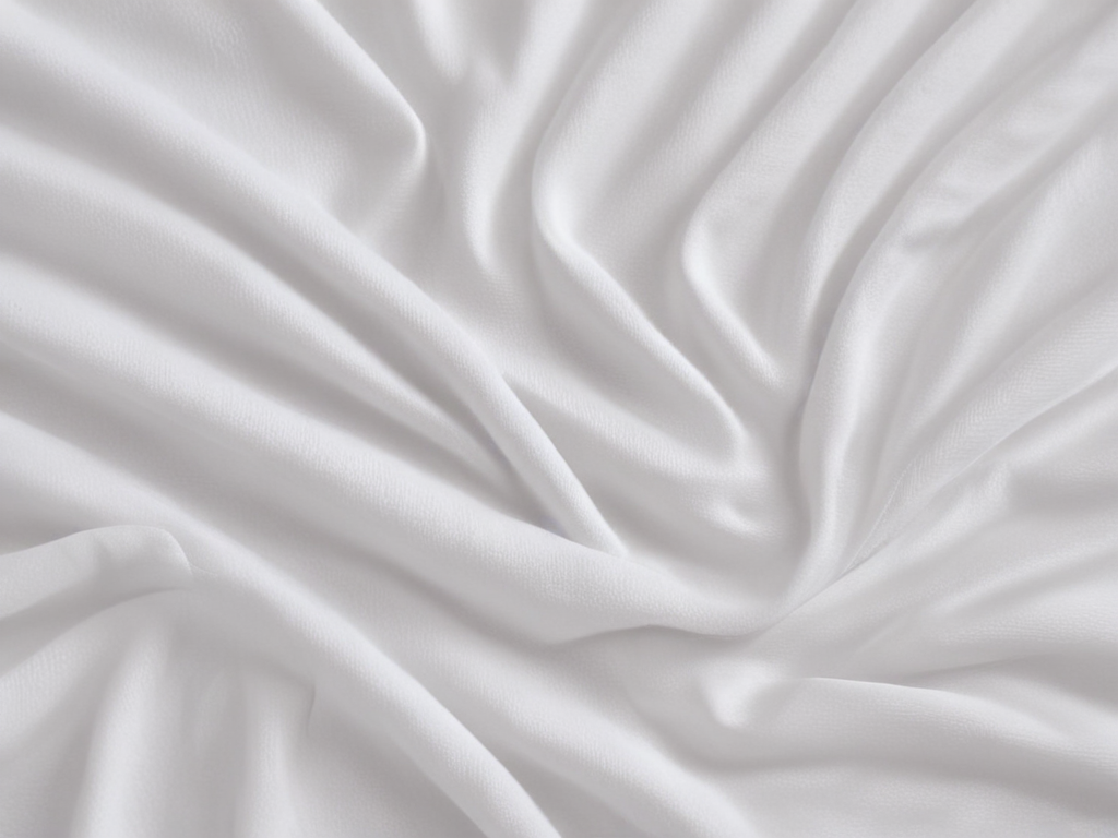 Soft and Flowing White Fabric with Elegant Drapery and Subtle Texture