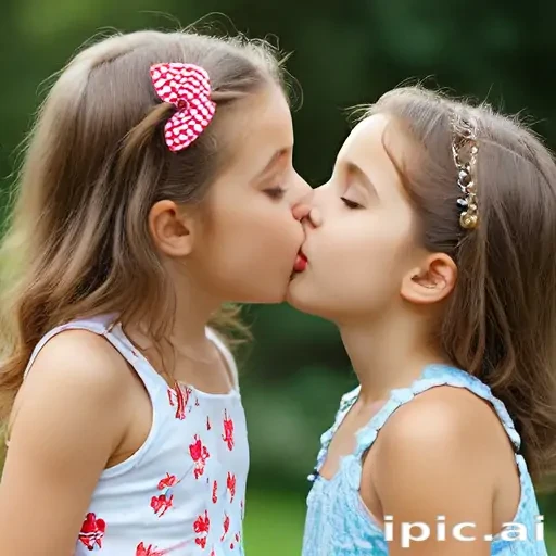 2 girls kissing