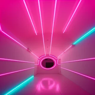 pink neon background