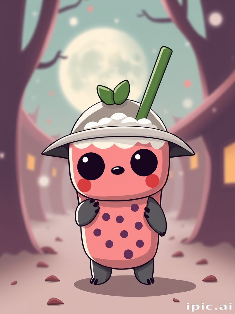 cute boba wallpaper